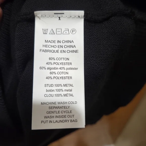 Michael Kors Black Crewneck Sweater with Logo Size S - Picture 4 of 4